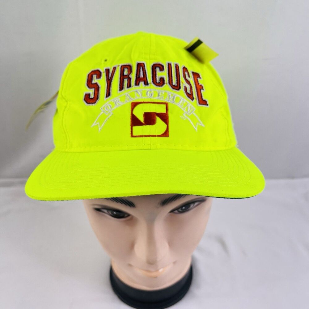 Syracuse University NCAA Hats Vintage Neon Yellow